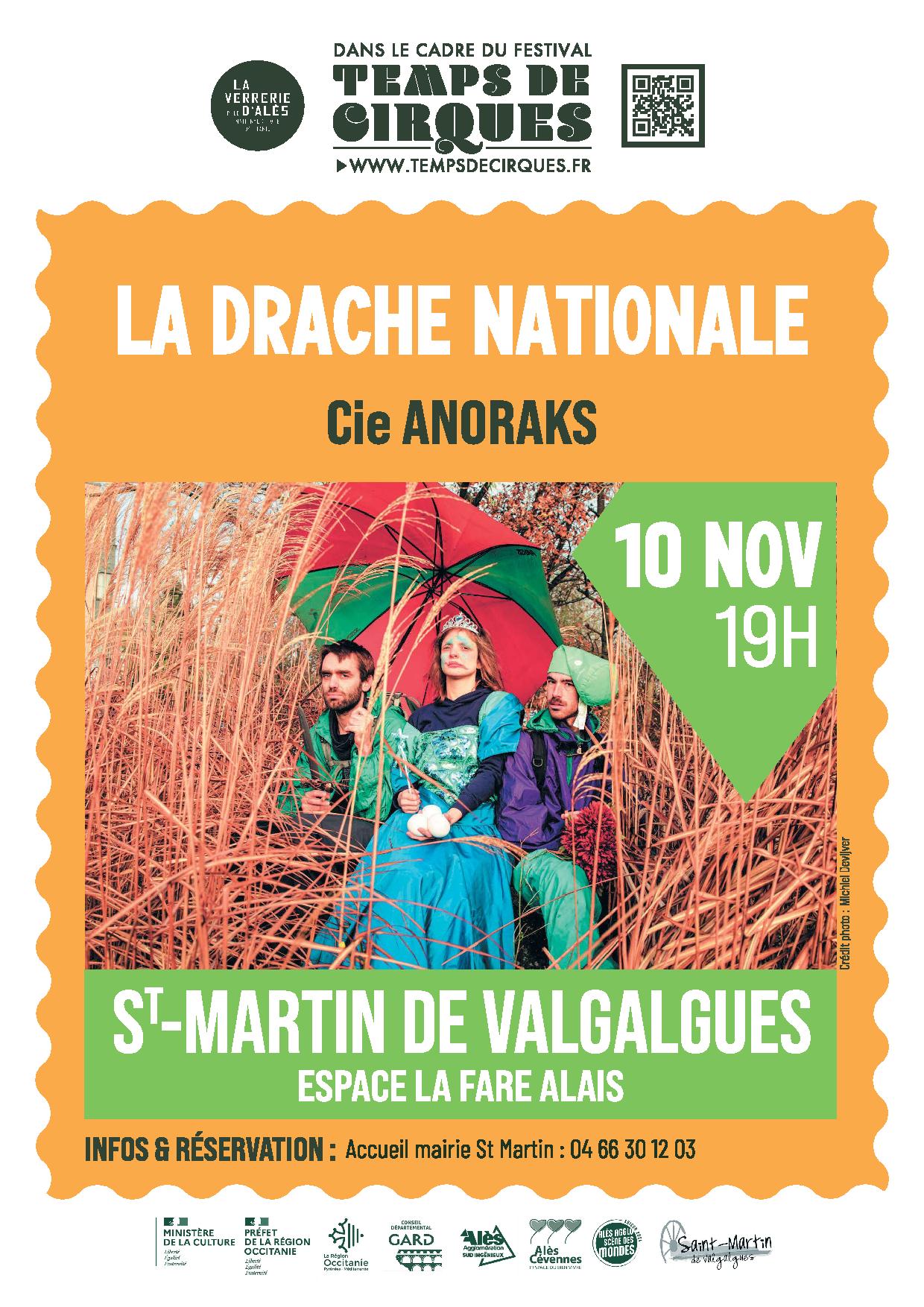 Festival Temps de Cirque : « Drache Nationale » – 10 novembre 2024