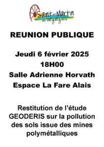 Lire la suite à propos de l’article REUNION PUBLIQUE – 6 février 2025